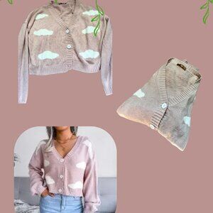 Pink Cloud Cardigan